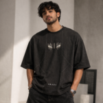 Men’s Premium Brown Polo Prestige Printed Oversized T-Shirt