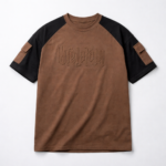 Brown Contrast Utility T-Shirt - Image 3