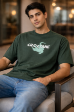 CrocTane Graphic Green T-Shirt - Image 5