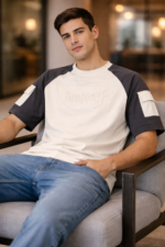 Dual Tone Utility Sleeve T-Shirt - Image 4