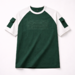 Forest Green Contrast Utility Raglan T-Shirt - Image 3
