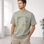 Wild Horse Graphic Olive T-Shirt