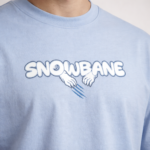 Snowbane Graphic Blue T-Shirt - Image 3