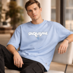 Snowbane Graphic Blue T-Shirt - Image 5