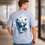 Snowbane Graphic Blue T-Shirt - Image 2