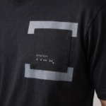 Minimal Pocket Graphic Black T-Shirt - Image 2