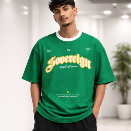 Sovereign "Noble Presence" Oversized Graphic T-Shirt
