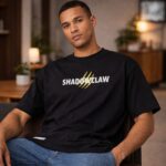 Men's Black Cotton Shadowclaw Printed T-shirt - Image 5