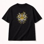 Men's Black Cotton Tiger Graphic Printed T-shirt - Image 3