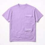 Men's Purple Cotton Art Studios Cargo T-shirt - Image 3