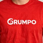 Men's Red Cotton T-shirt - Image 3