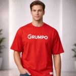 Men's Red Cotton T-shirt